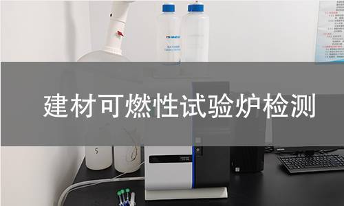 建材可燃性试验炉检测