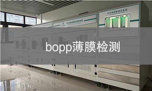 bopp薄膜检测