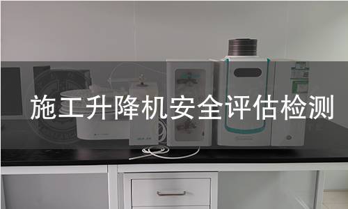 施工升降机安全评估检测 施工升降机安全评估检测