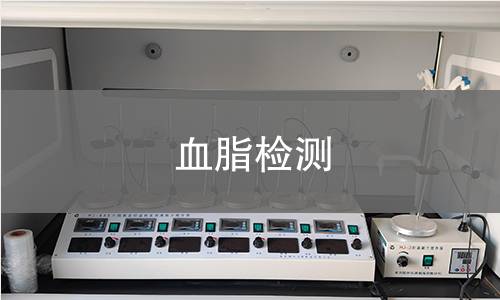 血脂检测 血脂检测