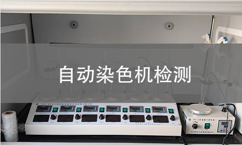 自动染色机检测 自动染色机检测