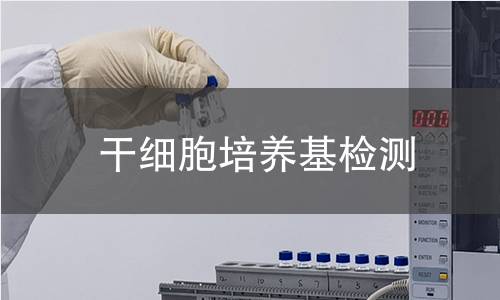 干细胞培养基检测