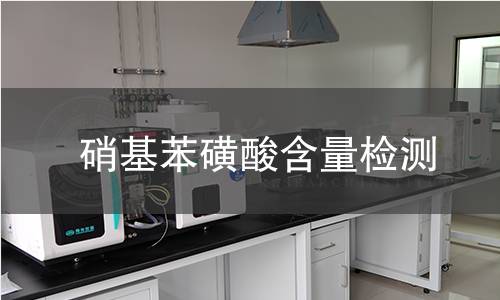 硝基苯磺酸含量检测 硝基苯磺酸含量检测