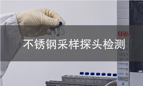 不锈钢采样探头检测