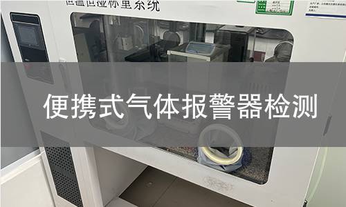 便携式气体报警器检测