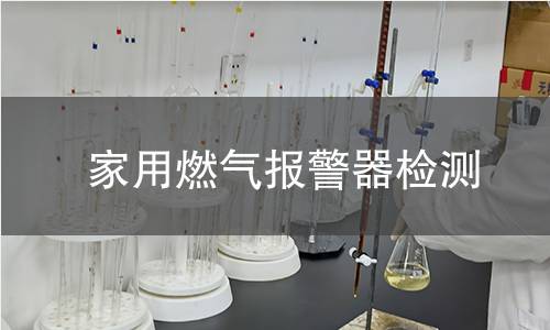 家用燃气报警器检测