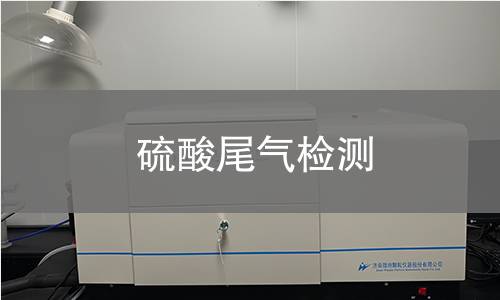 硫酸尾气检测 硫酸尾气检测