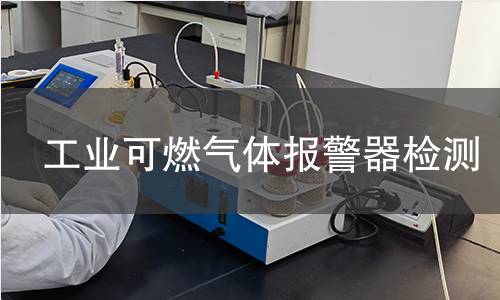 工业可燃气体报警器检测