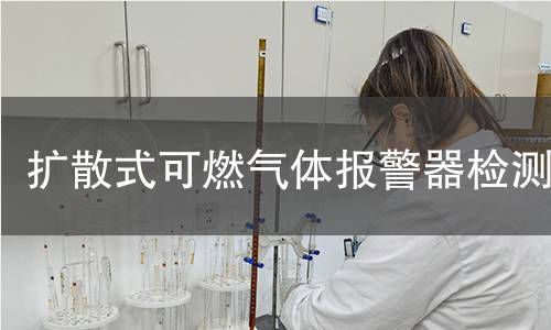 扩散式可燃气体报警器检测