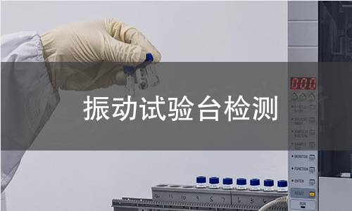 振动试验台检测