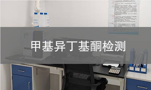 甲基异丁基酮检测 甲基异丁基酮检测