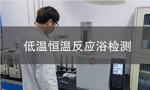 低温恒温反应浴检测
