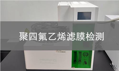 聚四氟乙烯滤膜检测